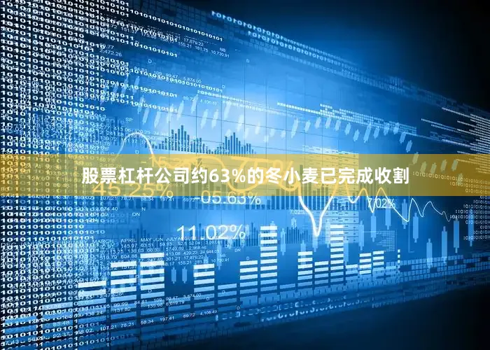 股票杠杆公司约63%的冬小麦已完成收割